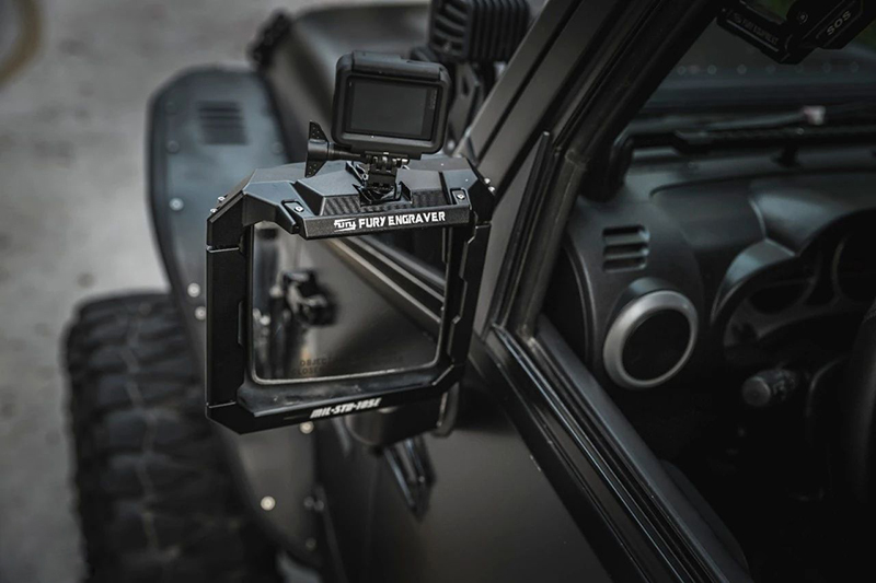 Aluminum Multifunctional Rearview Mirror Shield for Jeep Wrangler JK JL for Wrangler Parts