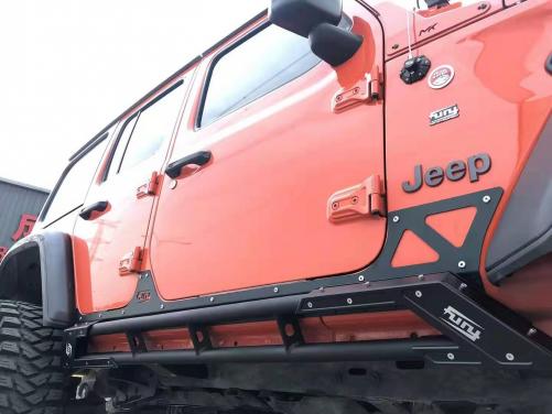 OFFROAD AUTO PARTS ALUMINUM SIDE SKIRT FOR JEEP WRANGLER JK JL 4X4 ACCESSORIES