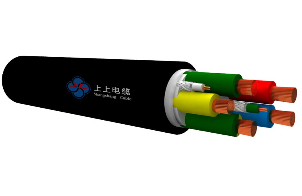 Thermoplastic elastomer insulated and sheathed cable for electric vehicle conductive charging system AC or DC 1500V