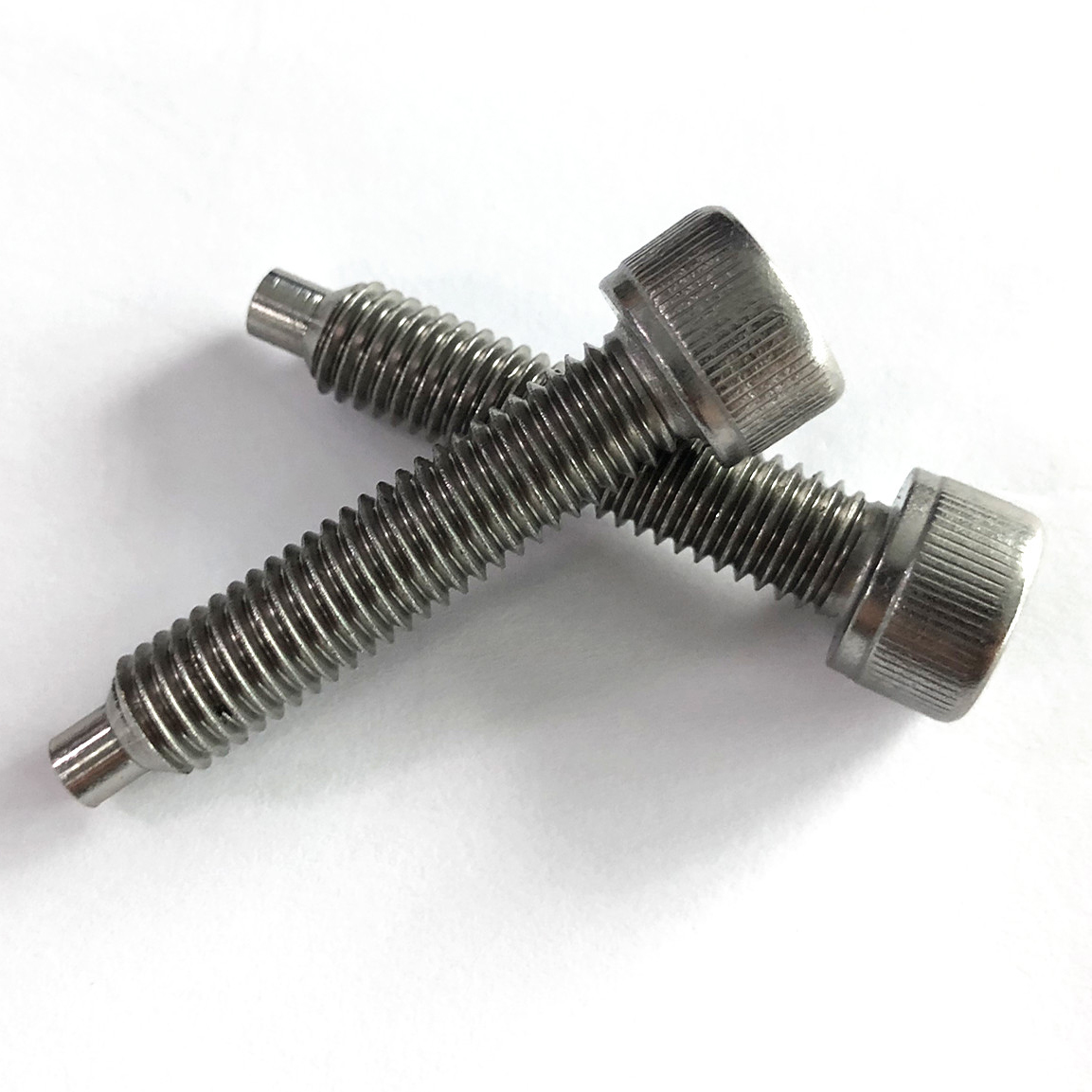 Recessed hex screws