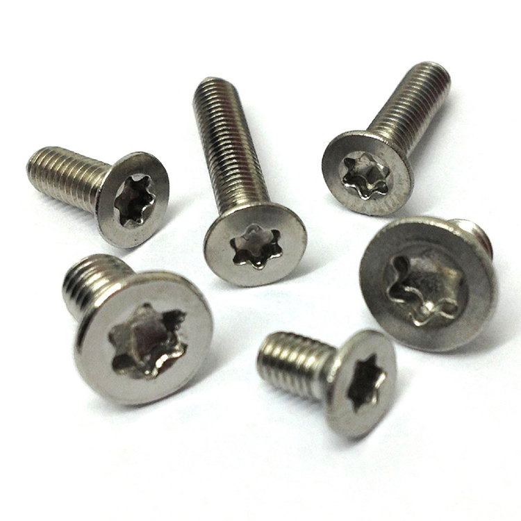 Recessed hex screws