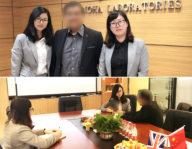 Nuestros valiosos clientes del Reino Unido visitaron la sede de Shanghai