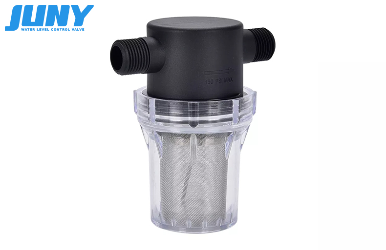 Male water filter in-line strainer
