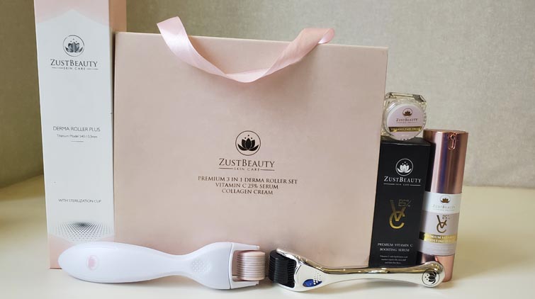 Ensemble OEM DermaRoller entre OstarBeauty et ZustBeauty