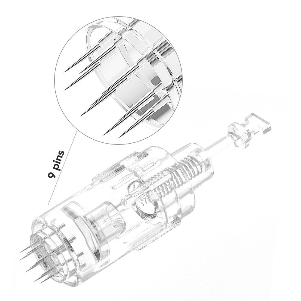 Twist Microneedle Derma Pen Needle Cartridge 1 3 7 9 12 24 36 42 Pins & NANO