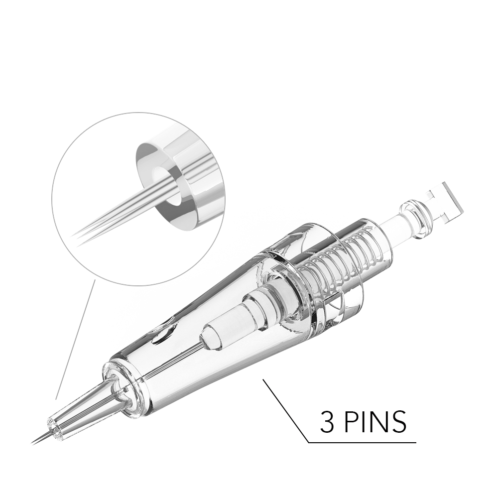 Twist Microneedle Derma Pen Needle Cartridge 1 3 7 9 12 24 36 42 Pins & NANO