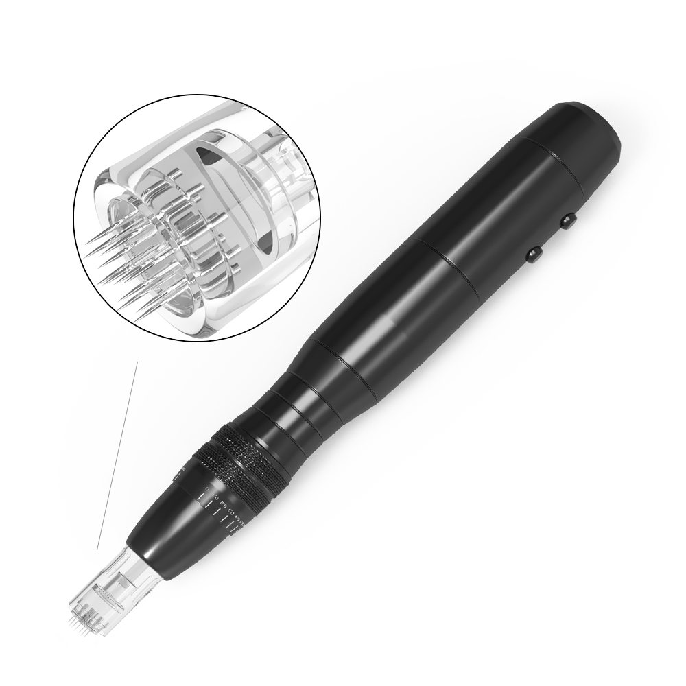 Thiết bị Microneedling LED được cung cấp năng lượng, Dermapen sạc lại để loại bỏ mụn và vết rạn da