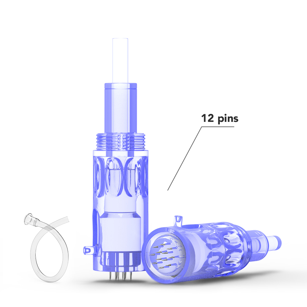 Hộp kim vi điểm Anti-Flow Dermapen 9 12 24 36 42 Kim & Đầu NANO 3D 5D