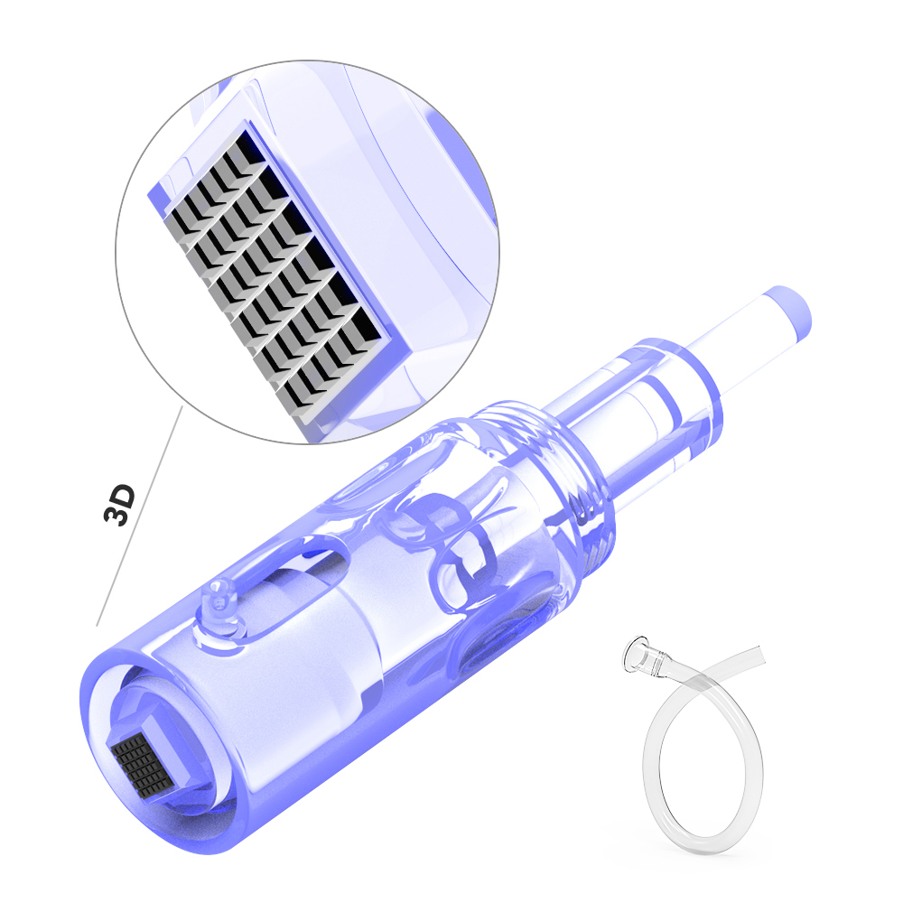 Hộp kim vi điểm Anti-Flow Dermapen 9 12 24 36 42 Kim & Đầu NANO 3D 5D