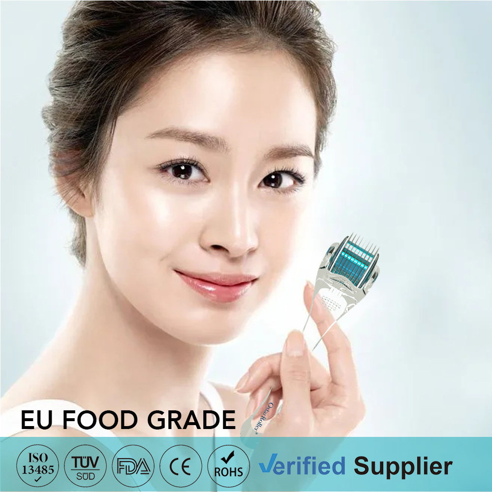 Ensemble anti-âge Microneedling Derma Roller Polypeptide Serum pour les cicatrices d'acné