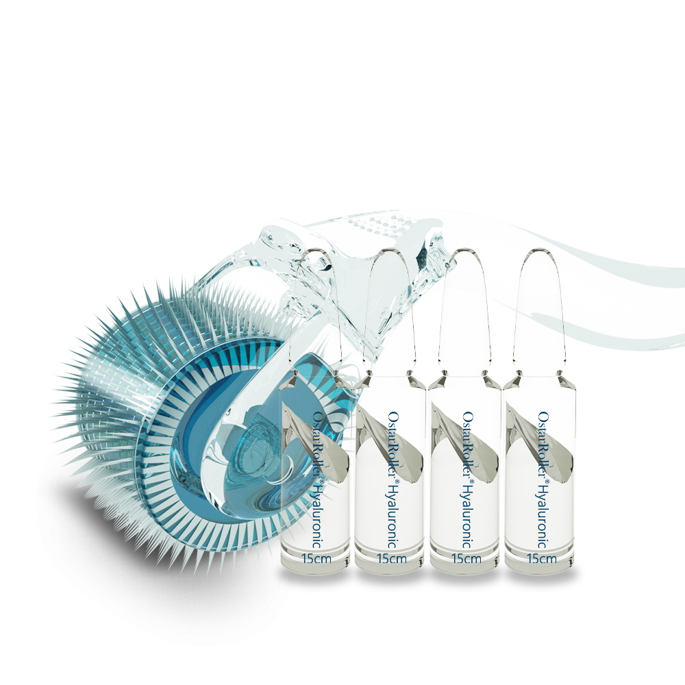Ensemble anti-âge Microneedling Derma Roller Polypeptide Serum pour les cicatrices d'acné