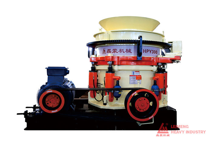 HPY Series Multiple-Cylinder Hydraulic Cone Crusher Structure Features: