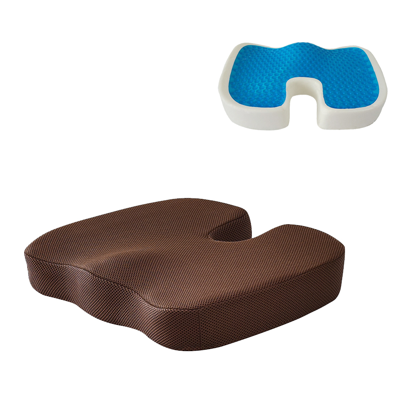 Memory foam seat cushionwith cool gel -3D Mesh Fabric Cover