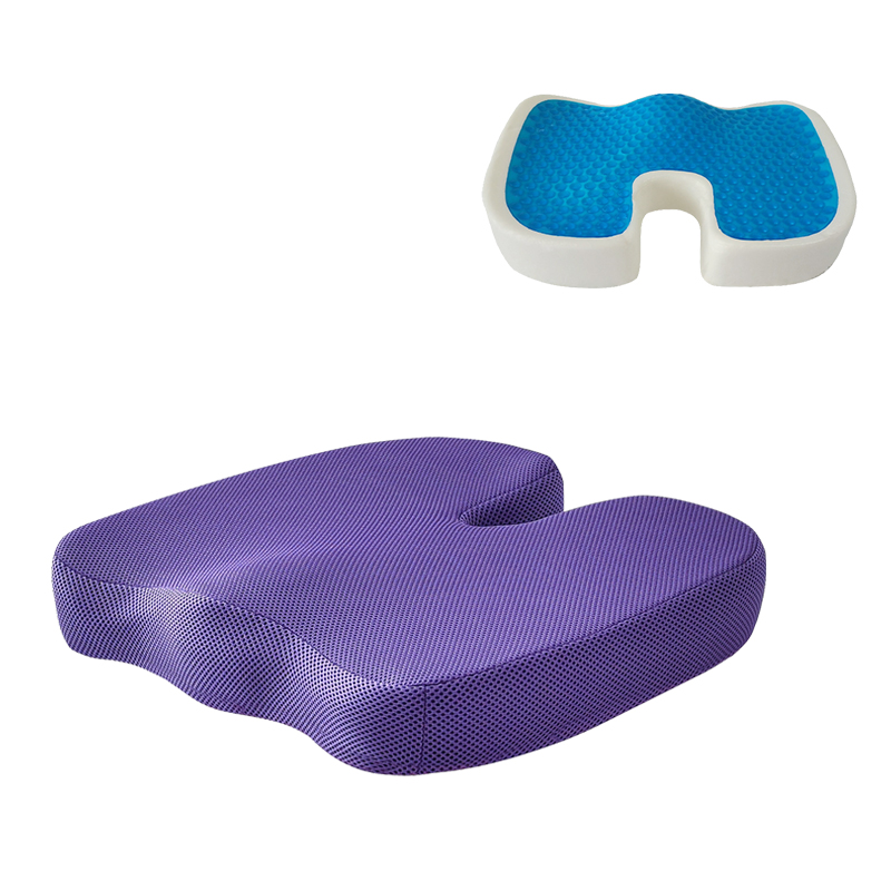 Memory foam seat cushionwith cool gel -3D Mesh Fabric Cover
