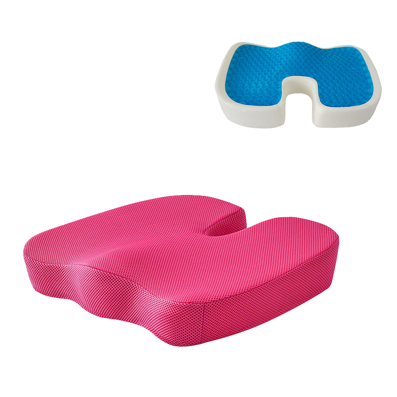 Memory foam seat cushionwith cool gel -3D Mesh Fabric Cover