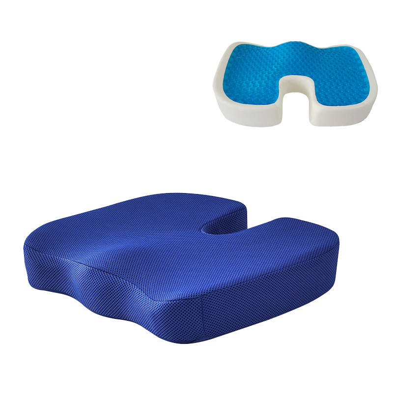 Memory foam seat cushionwith cool gel -3D Mesh Fabric Cover