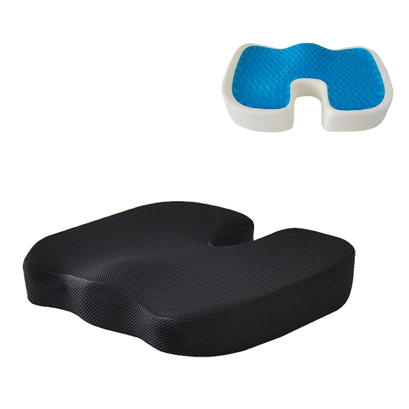 Memory foam seat cushionwith cool gel -3D Mesh Fabric Cover