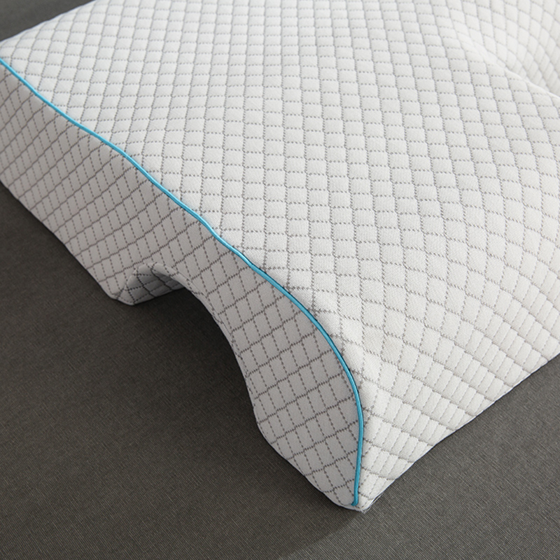 Memory foam couple pillow-diamond lattice-right arm