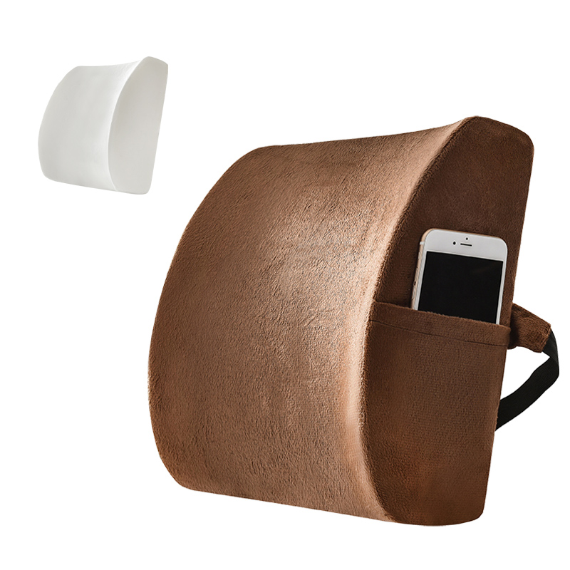 Sinowarm Memory Foam ZYKao short Plush  lumbar support cushion
