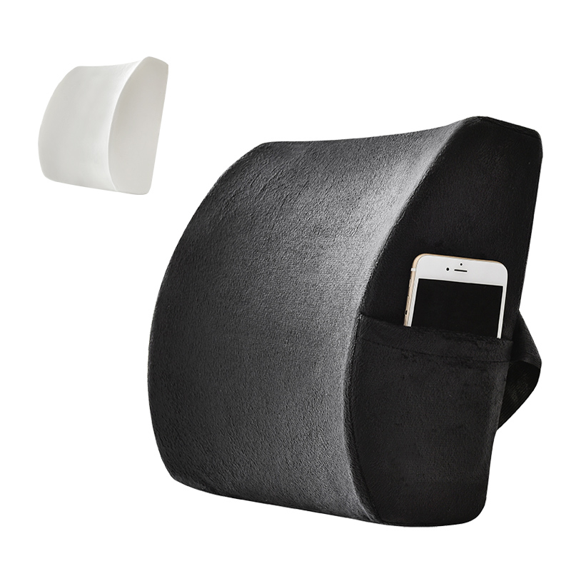Sinowarm Memory Foam ZYKao short Plush  lumbar support cushion