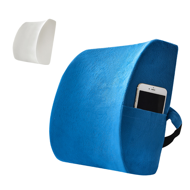 Sinowarm Memory Foam ZYKao short Plush  lumbar support cushion