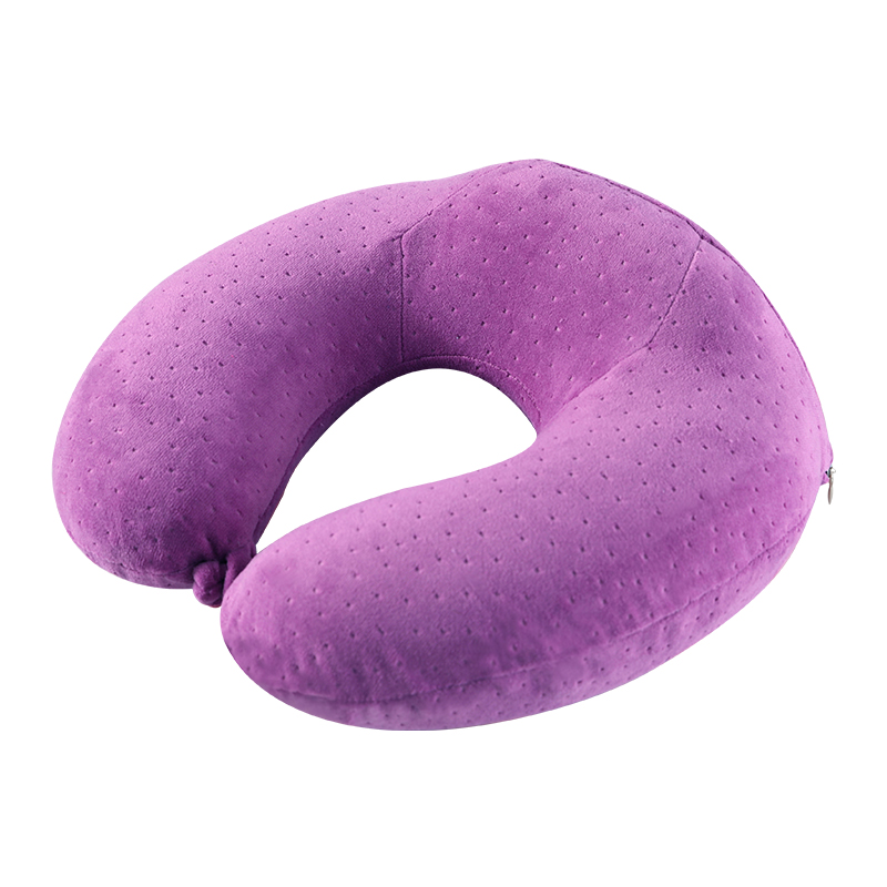 Sinowarm memory foam Heightened U-shaped  neck pillow-velvet fabric
