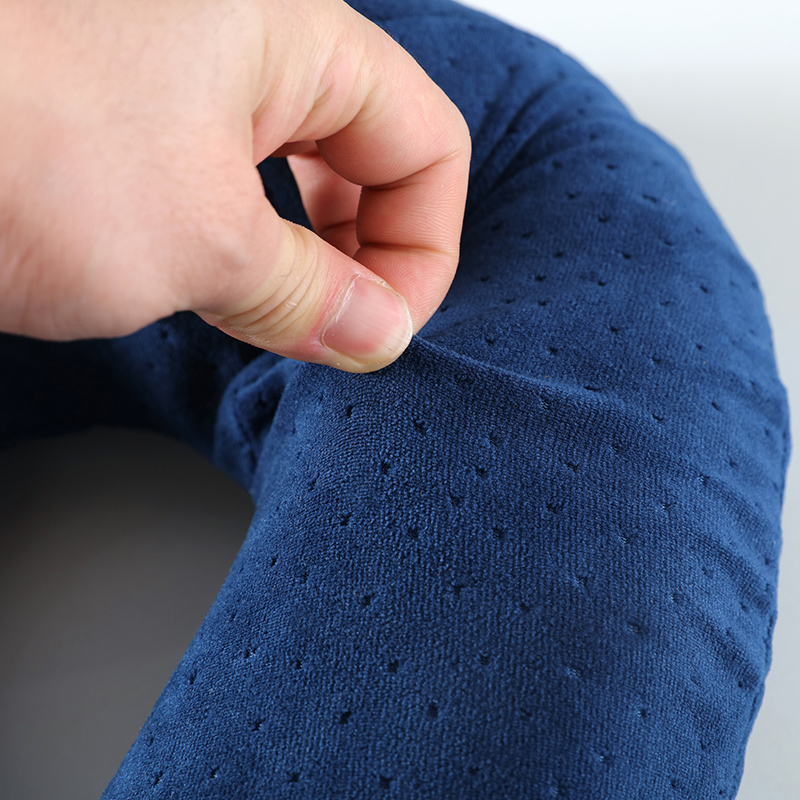 Sinowarm memory foam Heightened U-shaped  neck pillow-velvet fabric