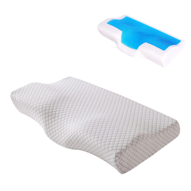 Memory foam butterfly shape pillow with cool gel