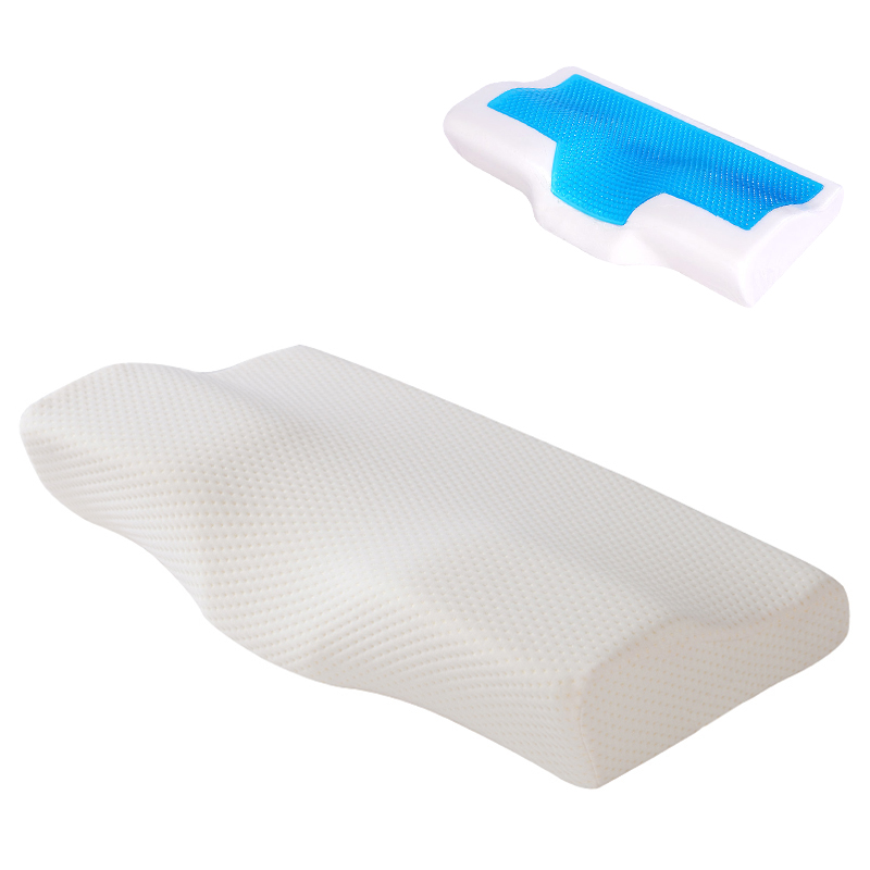Memory foam butterfly shape pillow with cool gel