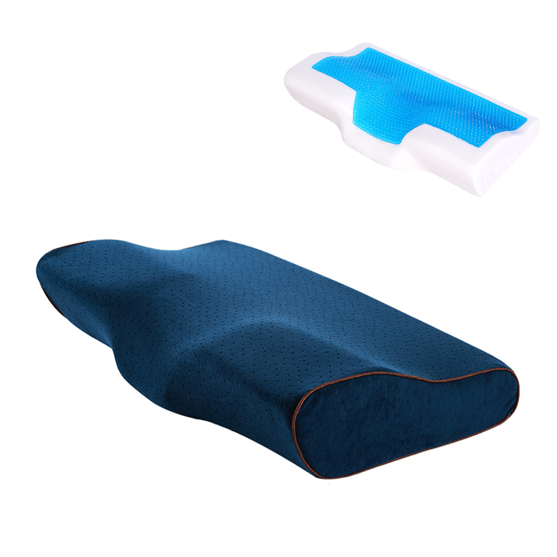 Memory foam butterfly shape pillow with cool gel