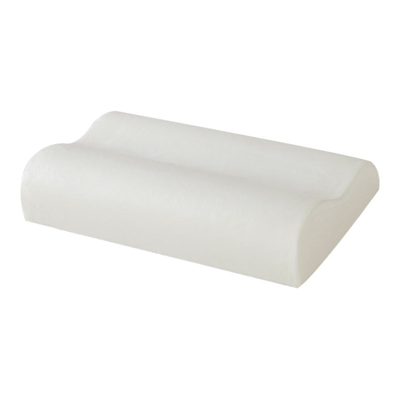 Memory foam wave shape pillow with cool gel