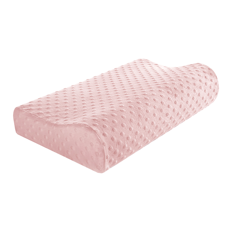 Sinowarm Memory Foam Wave Shape Pillow-Velvet Fabric