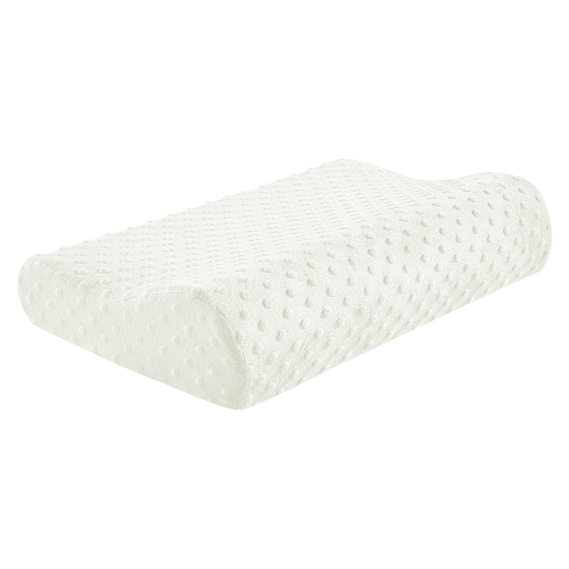 Sinowarm Memory Foam Wave Shape Pillow-Velvet Fabric