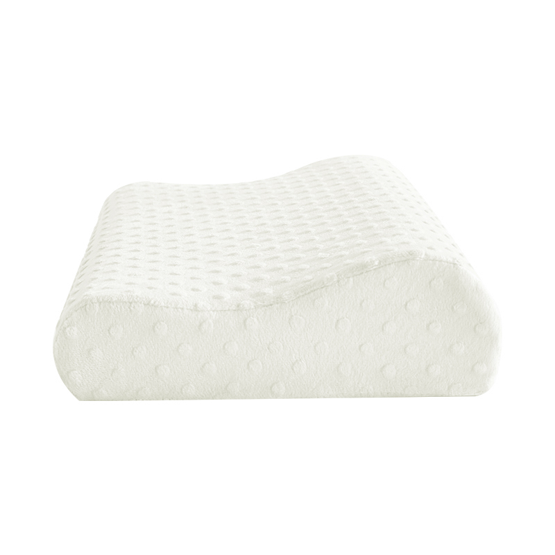 Sinowarm Memory Foam Wave Shape Pillow-Velvet Fabric