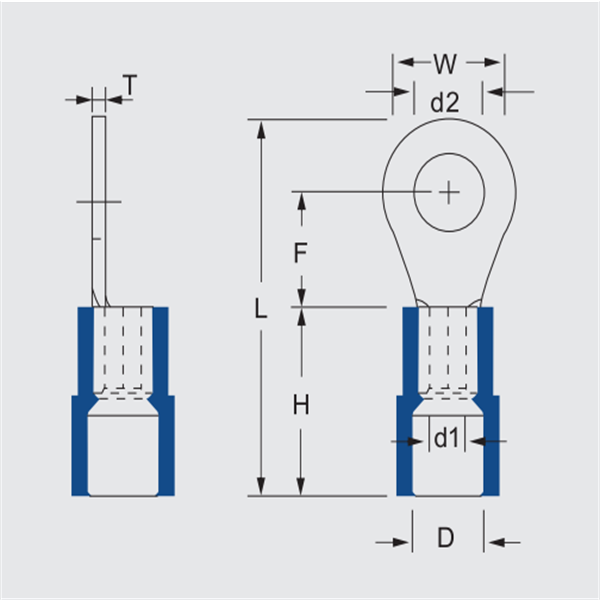 Nylon-Insulated Ring Terminals