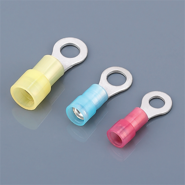 Nylon-Insulated Ring Terminals Double Crimp