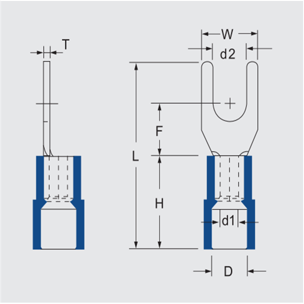 Nylon-Insulated Spade Terminals