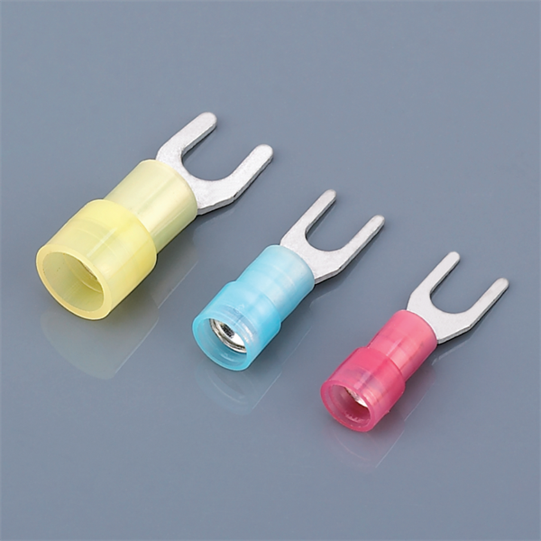 Nylon-Insulated Spade Terminals Double Crimp