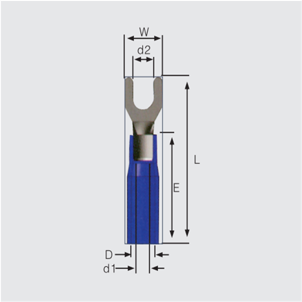Insulated Heat Shrinkable Spade Terminals