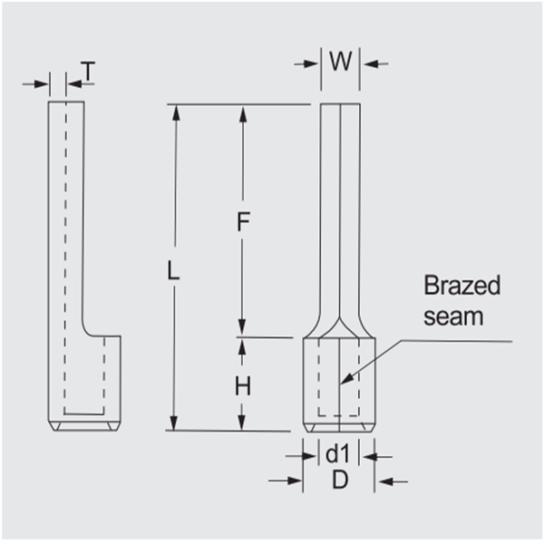 Non-Insulated Pin Terminals