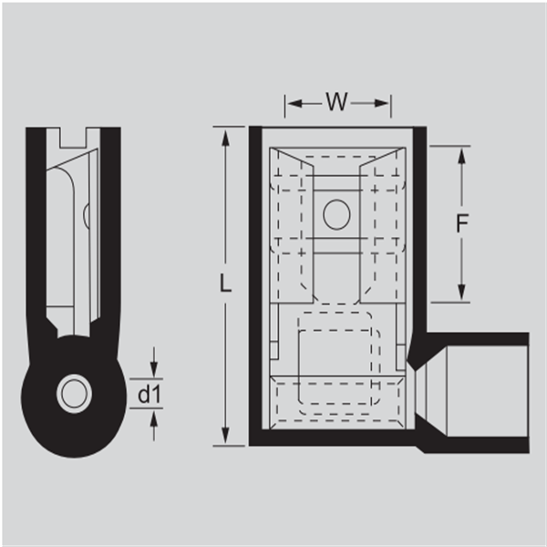 Nylon- Insulated Flange Female Quick Disconnects