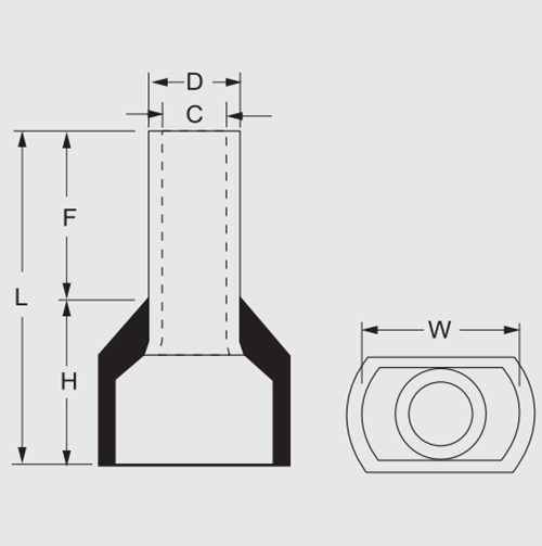 Twin Cord End Terminals
