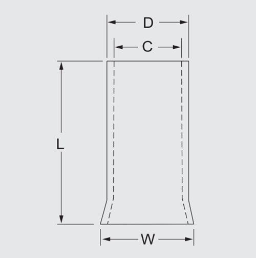 Non-lnsulated Cord End Terminals