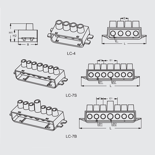 LC Type Terminal Block