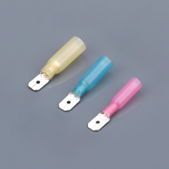 Heat shrinkable-Insulated Male Quick Disconnectors