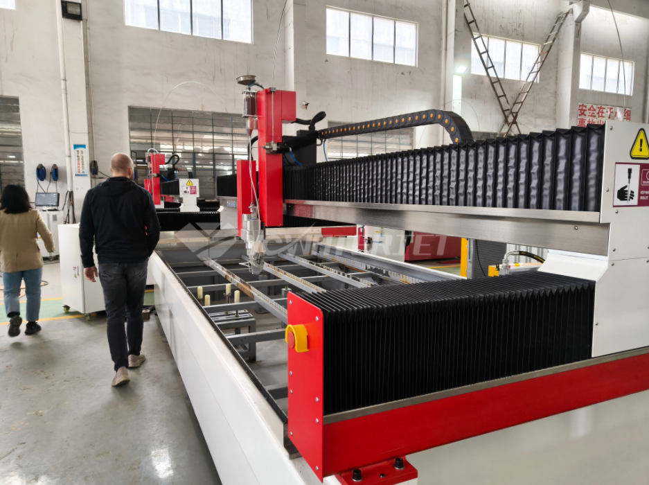 Dutch Client Visits YC Industry, Seeking Efficient Solutions for Stone Cutting