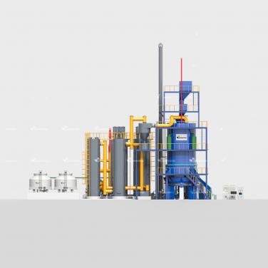 Biomass Gasification System（Updraft Fixed Bed Gasifier）