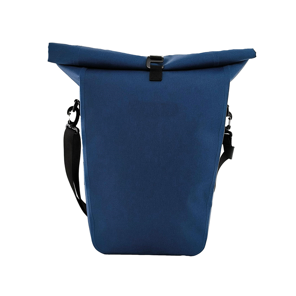DRYSAFE Bike Panniers Waterproof Pannier Bags for Bicycles Rear Rack Seat Trunk Large Capacity Bicycle Pannier with Shoulder Strap for Bicycling Cycling Traveling Riding Black