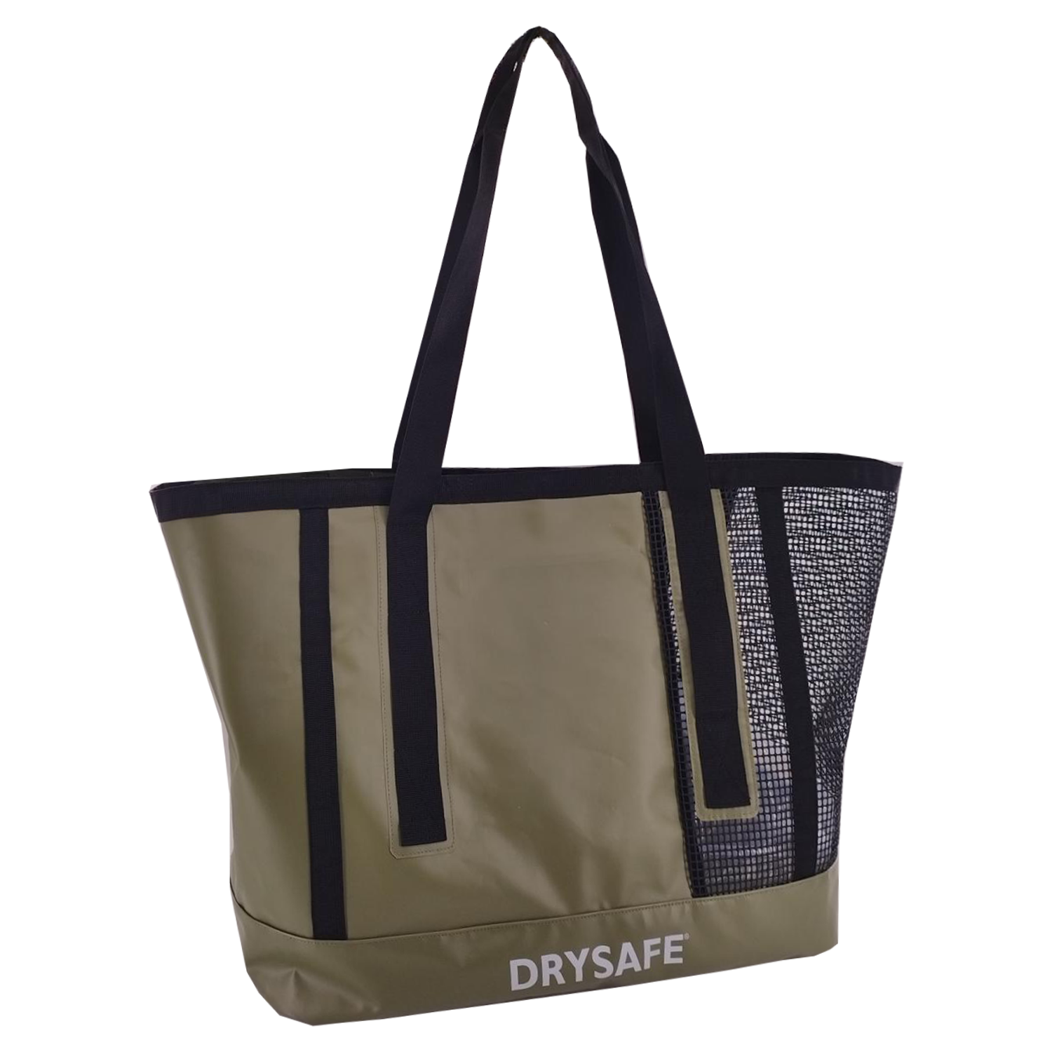 DRYSAFE 62L Mesh Beach Tote Bag for Family Beach Bag for Toys & Vacation Essentials