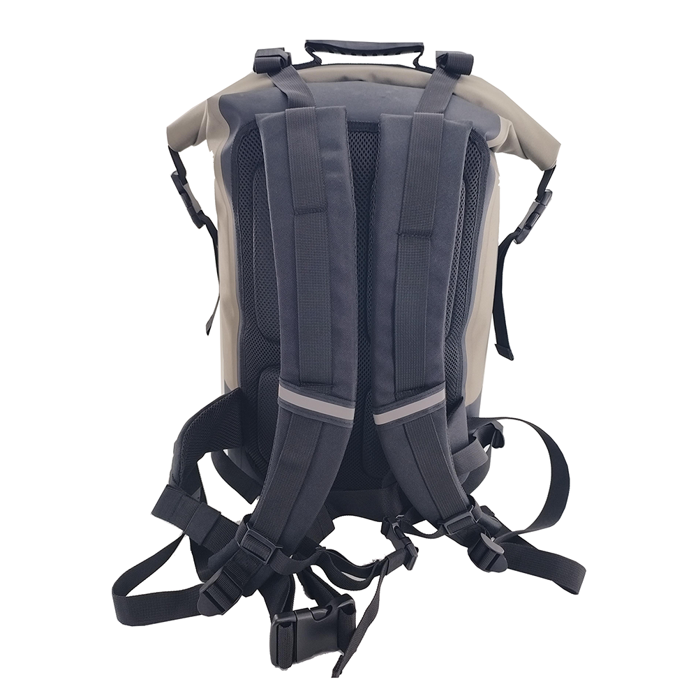 DRYSAFE Waterproof Backpack 35L Dry Sack Heavy Duty Roll-Top Closure for Hiking, Beach, Boating, Swimming, Surfing